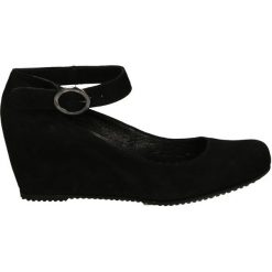 Czółenka - 6897 Z NE J17. Czarne buty ślubne damskie Venezia, ze skóry. Za 199,00 zł.
