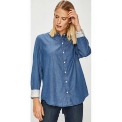 Levi's - Koszula. Niebieskie koszule body damskie marki Levi's®, s, z bawełny, klasyczne, z klasycznym kołnierzykiem. W wyprzedaży za 109,90 zł.