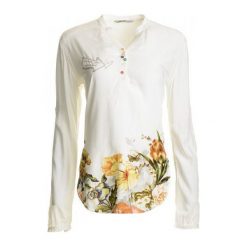 Desigual Bluzka Damska Brigitte Xs Biały. Białe bluzki asymetryczne Desigual, xs. W wyprzedaży za 231,00 zł.