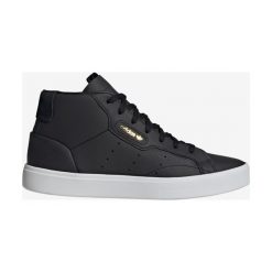Adidas Originals Sleek Tenisówki Czarny. Czarne trampki i tenisówki damskie adidas Originals, bez wzorów, ze skóry, bez zapięcia. Za 430,95 zł.