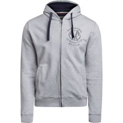 Bluza AERONAUTICA MILITARE Szary. Szare bluzy męskie marki Aeronautica Militare, z nadrukiem, z dzianiny, z kapturem, bez rękawów. W wyprzedaży za 511,00 zł.