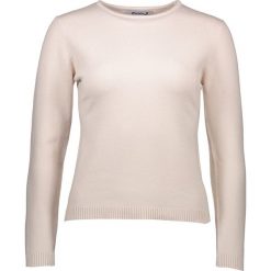 Sweter w kolorze kremowym. Białe swetry damskie marki Cashmere & Jackets, s, bez wzorów, z kaszmiru, bez rękawów, bez kaptura. W wyprzedaży za 137,95 zł.