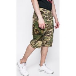 G-Star Raw - Szorty. Szare spodenki i szorty męskie marki G-Star RAW, bez wzorów, z bawełny, retro. W wyprzedaży za 329,90 zł.
