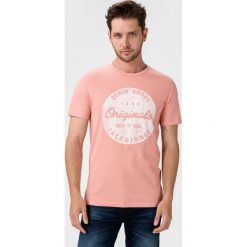 Jack & Jones Torino Koszulka Beżowy. Brązowe podkoszulki męskie Jack & Jones, l, z nadrukiem, z bawełny, bez kołnierzyka, krótkie. Za 57,95 zł.
