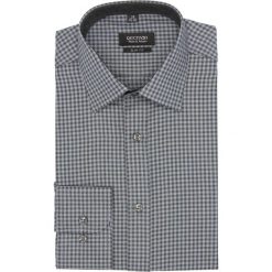 Koszula bexley f2680 długi rękaw slim fit szary. Szare koszule męskie marki Recman, m, bez wzorów, bez kołnierzyka, z długim rękawem. Za 89,99 zł.