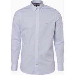 Tommy Hilfiger - Koszula męska, niebieski. Niebieskie koszule męskie TOMMY HILFIGER, s, bez wzorów, biznesowe, bez kołnierzyka, bez rękawów. Za 249,95 zł.