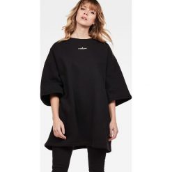 G-Star Raw - Bluza. Czarne bluzy damskie marki G-Star RAW, uniwersalny, bez wzorów, z bawełny, bez rękawów, bez kaptura. Za 279,90 zł.