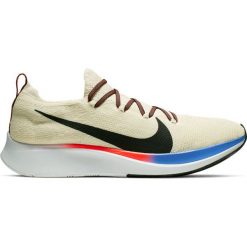 Buty Nike Zoom Fly Flyknit M Kremowe. Białe buty sportowe męskie Nike, z gumy, bez zapięcia, do biegania, nike zoom. Za 679,99 zł.