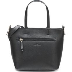 Tom Tailor Torebka Czarny. Czarne torebki klasyczne damskie w paski, z materiału. Za 221,95 zł.