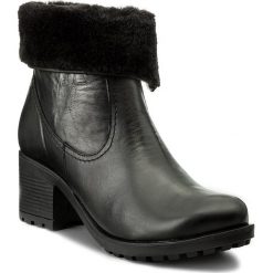 Botki SERGIO BARDI - Andalo FW127280917HB 101. Czarne botki damskie na obcasie marki Sergio Bardi, z materiału. W wyprzedaży za 219,00 zł.