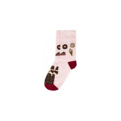 Skarpetki Bobby Sox - Czekowizja BS23. Różowe skarpetki męskie Bobby Sox - skarpetki, bez wzorów, z elastanu. Za 18,00 zł.