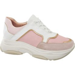 Sneakersy damskie Venice różowe. Różowe sneakersy damskie marki Venice, z materiału. Za 139,90 zł.
