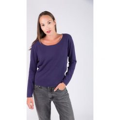 Kaszmirowy sweter w kolorze fioletowym. Fioletowe swetry damskie Just Cashmere, xxl, bez wzorów, z kaszmiru, bez rękawów, bez kaptura. W wyprzedaży za 279,95 zł.