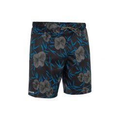 Spodenki surfing standardowe 100 Psychi Jablack. Czarne koszulki męskie OLAIAN, xl, z poliesteru, klasyczne, na fitness i siłownię. Za 44,99 zł.