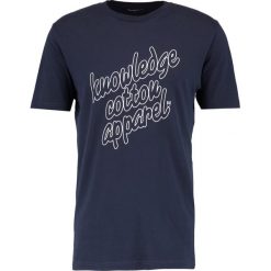 T-shirty męskie z nadrukiem: Knowledge Cotton Apparel Tshirt z nadrukiem total eclipse