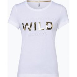 ONLY - T-shirt damski, czarny. Czarne t-shirty damskie ONLY, m, z nadrukiem. Za 89,95 zł.