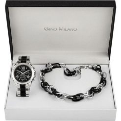 Gino Milano zestaw upominkowy dla kobiet z zegarkiem MWF14-001B. Zegarki damskie Gino Milano. Za 249,00 zł.