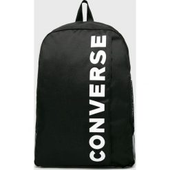 Converse - Plecak. Czarne plecaki męskie Converse, z nadrukiem, z poliesteru. W wyprzedaży za 79,90 zł.