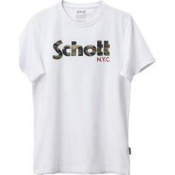 T-shirty męskie z nadrukiem: T-shirt z okrągłym dekoltem, nadrukiem i krótkim rękawem