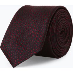 Drykorn - Męski krawat z jedwabiu – Tie Slim, czerwony. Czerwone krawaty męskie marki DRYKORN, bez wzorów. Za 229,95 zł.