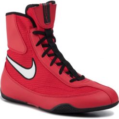 Buty NIKE Machomai 321819 610. Czerwone sneakersy męskie Nike, bez wzorów, bez zapięcia. W wyprzedaży za 349,00 zł.