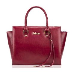 SKÓRZANA TORBA DO RĘKI FELICE GOLD GATTO MALINOWY HAILEY. Różowe torby na laptopa marki FeliceGold, w paski, z bawełny. Za 399,00 zł.