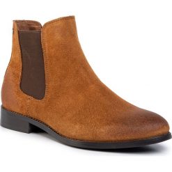 Sztyblety JACK&JONES - Jfwpeter 12159604 Potting Soil. Pomarańczowe sztyblety męskie Jack&Jones, z zamszu, bez zapięcia. Za 349,00 zł.