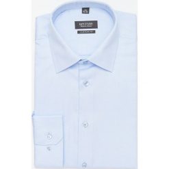 Koszula corsini 2961 długi rękaw custom fit niebieski. Niebieskie koszule męskie Recman, m, bez wzorów, bez kołnierzyka, z długim rękawem. Za 169,00 zł.