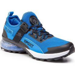 Sneakersy PLEIN SPORT - Runner Tiger P19S MSC2106 STE003N Middle Blue 08. Niebieskie sneakersy męskie Plein Sport, bez zapięcia. W wyprzedaży za 639,00 zł.