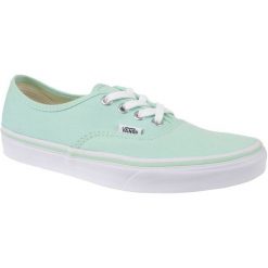 Vans Authentic va38emmqv 38,5 Turkusowy. Niebieskie buty sportowe damskie marki Vans, bez wzorów, z tkaniny, sportowe, vans authentic. W wyprzedaży za 199,99 zł.