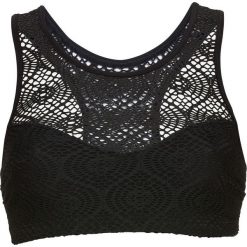 Biustonosz bikini bustier bonprix czarny. Czarne stroje kąpielowe damskie bonprix, bez wzorów. Za 74,99 zł.
