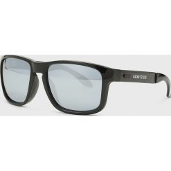 Kazar Studio - Okulary. Czarne okulary przeciwsłoneczne męskie Kazar Studio, z materiału, owalne. W wyprzedaży za 159,90 zł.