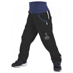 Unuo Chłopięce Spodnie Softshell Z Polarem 98/104 Czarne. Czarne spodnie chłopięce Unuo, w paski, z polaru, eleganckie. Za 99,00 zł.