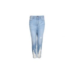 Jeansy straight leg Versace A1HSB0T0 / New Tapered Denim Mauroy. Niebieskie jeansy damskie VERSACE. Za 479,00 zł.