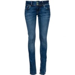 Pepe Jeans jeansy damskie Vera 32/32, niebieskie. Niebieskie jeansy damskie Pepe Jeans, z jeansu, z obniżonym stanem. W wyprzedaży za 377,00 zł.