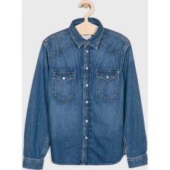 Pepe Jeans - Koszula dziecięca Karson 128-180 cm. Niebieskie koszule chłopięce z bawełny, klasyczne, długie. W wyprzedaży za 199,90 zł.