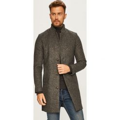 Tom Tailor Denim - Płaszcz. Brązowe płaszcze męskie TOM TAILOR DENIM, xl, bez wzorów, z bawełny, bez kaptura. Za 429,90 zł.