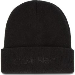 Czapka CALVIN KLEIN - Casual Beanie M K50K504121 001. Czarne czapki męskie marki Calvin Klein, z kaszmiru, casualowe. Za 179,00 zł.