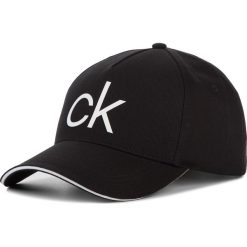Czapka z daszkiem CALVIN KLEIN - Bold Ck Cap K50K505023 BDS. Czarne czapki damskie Calvin Klein, bez wzorów, z bawełny. Za 159,00 zł.