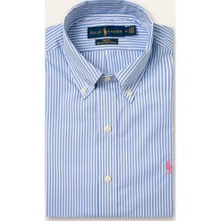 Polo Ralph Lauren - Koszula. Niebieskie koszule męskie Polo Ralph Lauren, s, bez wzorów, z bawełny, casualowe, polo, z długim rękawem. W wyprzedaży za 399,90 zł.