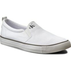 Tenisówki CALVIN KLEIN JEANS - Armand S0370 White. Białe półbuty męskie Calvin Klein Jeans, na co dzień, bez wzorów, z jeansu, bez zapięcia. W wyprzedaży za 229,00 zł.