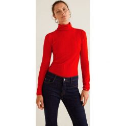 Mango - Sweter Genovac. Czerwone golfy damskie Mango, l. Za 99,90 zł.