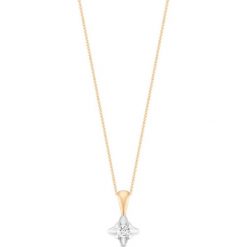 PROMOCJA Złoty Wisiorek - złoto 585, Brylant 0,08ct. Żółte zawieszki damskie z brylantem, złote. W wyprzedaży za 559,00 zł.