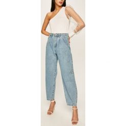 Answear - Jeansy. Niebieskie jeansy damskie ANSWEAR, s, z podwyższonym stanem. Za 149,90 zł.
