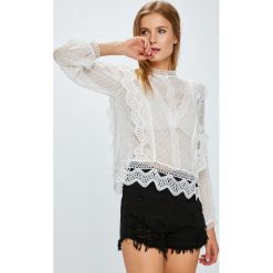 Answear - Bluzka. Czarne koszule damskie ANSWEAR, s, bez wzorów, z poliesteru, casualowe, z okrągłym kołnierzem, bez rękawów. W wyprzedaży za 79,90 zł.