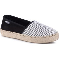 Espadryle BIG STAR - DD274427 Black. Czarne espadryle damskie BIG STAR, na co dzień, bez wzorów, z tworzywa sztucznego, retro, bez obcasa, na płaskiej podeszwie, bez zapięcia. W wyprzedaży za 79,00 zł.