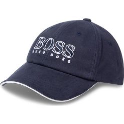 Czapka z daszkiem BOSS - J21Z00 Navy 849. Niebieskie czapki damskie Boss, bez wzorów, z bawełny. W wyprzedaży za 129,00 zł.