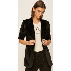 Dkny - Żakiet. Czarne kamizelki damskie DKNY, bez wzorów, z elastanu. W wyprzedaży za 569,90 zł.