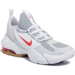 Buty NIKE - Air Max Alpha Savage AT3378 030 Wolf Grey/Habanero Red. Szare buty sportowe męskie Nike, z tworzywa sztucznego, bez zapięcia, na fitness i siłownię, nike air max. W wyprzedaży za 299,00 zł.