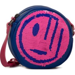 Torebka Desigual 19WGXP01. Niebieskie listonoszki damskie Desigual, bez wzorów, bez dodatków. W wyprzedaży za 189,00 zł.